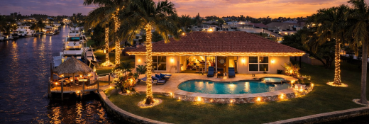 Weihnachten in der Villa Romantic am Wasser Christmas at Villa Romantic waterfront villa